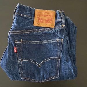 Levi’s 501 White Oak Cone Denim. 32x32